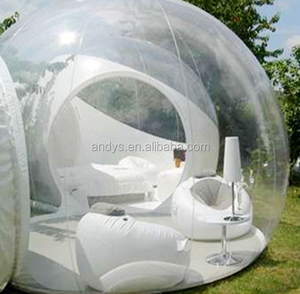 Tente de camping gonflable transparente en PVC, <span class=keywords><strong>4</strong></span> m de diamètre <span class=keywords><strong>x</strong></span> <span class=keywords><strong>3</strong></span> m de hauteur, durable, durée de vie de <span class=keywords><strong>4</strong></span> ans, personnalisable pour les événements en plein air - Product Image 3