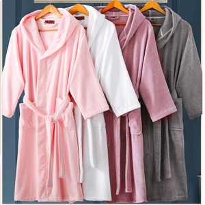 Mens di <span class=keywords><strong>Lusso</strong></span> Hotel Spa di Spessore Con Cappuccio Ricamo <span class=keywords><strong>accappatoio</strong></span> In Spugna di Cotone - Product Image 3