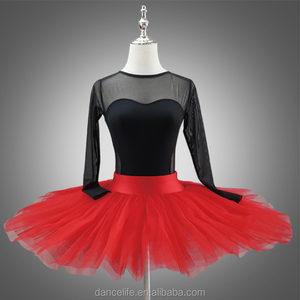 Tutús de Ballet Profesionales para Niñas, Blancos/Rojos/Negros, Tutú de Ballet para Adultos, Falda de Ballet Económica para Práctica, Tutús para Estudiantes - Product Image 3