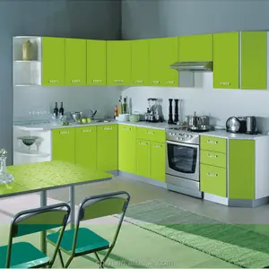 Contemporáneo de la nueva modelo de paquete al por mayor muebles de cocina gabinetes de cocina modulares