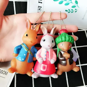 Benzersiz ürünler 2022 özel yeni film peter oyuncak tavşanlar anahtarlık kolye sevimli peter tavşan anahtarlık