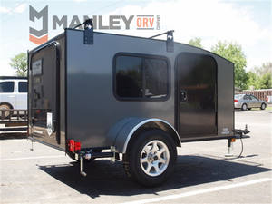 Remolque Todoterreno Manley para 03, de 16 Pies, Pequeño, para Motocicleta, Caravana, Senderismo, Viajes, con Soporte y Suspensión Independiente - Product Image 2