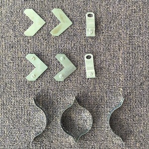 Petite pièce d'estampage Cadre <span class=keywords><strong>photo</strong></span> galvanisé Accessoires de cintre crantés - Product Image 6