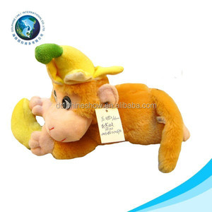 2016 venta Caliente imán de peluche <span class=keywords><strong>mono</strong></span> de juguete de felpa con plátano - Product Image 2