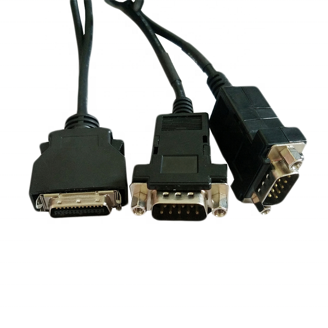 Factory Supply Y Splitter SCSI MDR 26pin to DB 9pin Y Splitter DB Adapter Cable