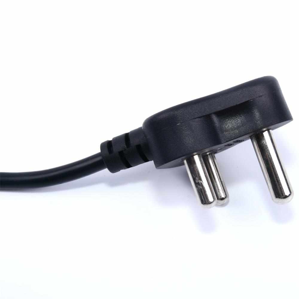 H05vv-f 3g1.5mm2 Aluminum Electrical Cable C13 Socket Detachable Connector Indian Power Cord