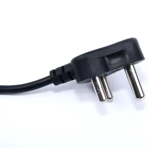 H05vv-f 3g1.5mm2 Aluminum Electrical Cable C13 Socket Detachable Connector Indian Power Cord
