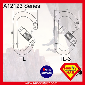 Mosquetón de aluminio Quicklock Twist Lock para escalada de montaña y rescate - Product Image 6