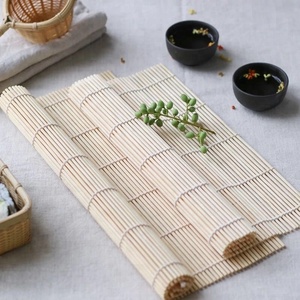 1PCカウント9.45inスクエア竹寿司マット低価格ローリングマット食品用基本寿司ツール - Product Image 3