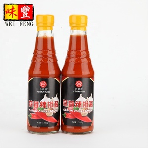 <strong>Chinese</strong> <strong>Foodstuff</strong> Seasonings Condiments HACCP HALAL ISO Dipping Garlic Chili Sauce - Product Image 1