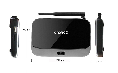 RK3188 cs918 android set top box avec hdmi sortie quad core 2 GB/8 GB xbmc kodi préinstallé pour Mini pc tv