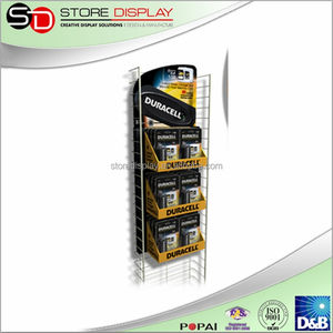 Présentoir pliable de vernis à ongles, étagère en papier à mâcher, support mural, pour Batteries Duracell, latéral - Product Image 2