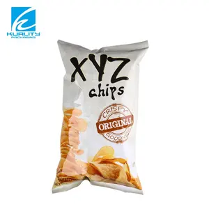 Kunden spezifisch bedruckter Heißsiegel-Kunststoff verpackungs beutel aus Verbund werkstoff für Chips/Snacks