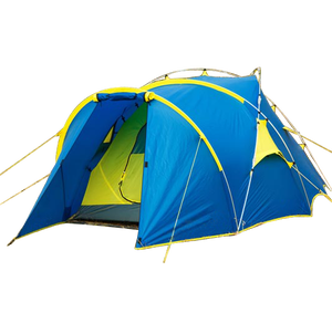 เต็นท์ตั้งแคมป์กลางแจ้ง,เต็นท์เสาอลูมิเนียมสองชั้นสำหรับเดินป่า - Product Image 1