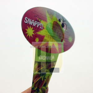 Vénus personnalisé impression 3D Flytrap étiquette de carte imprimée dimensionnelle étiquette lenticulaire pour pépinière - Product Image 5