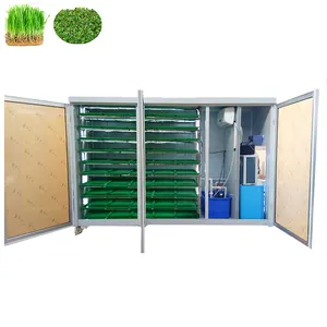 Automatic Rabbits Animal Barley Grass Hydroponic Fodder Machine