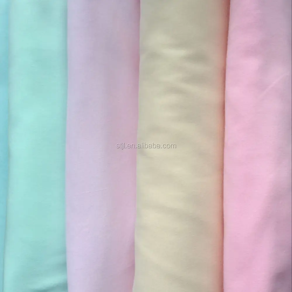 Factory wholesale 95% organic cotton 5% spandex jersey fabric for leggings underwear bras use fabric