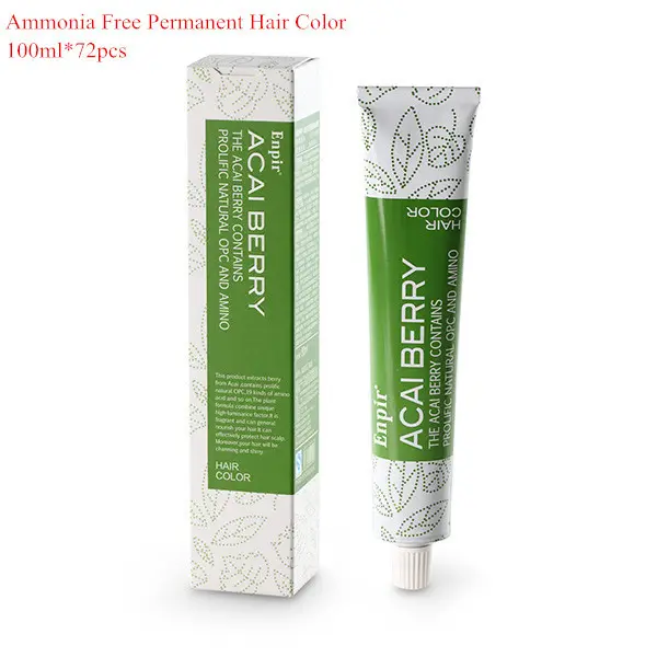 Acai Berry Non-Allergy Farb creme Shiny Hair Dye ohne Ammoniak 100ml