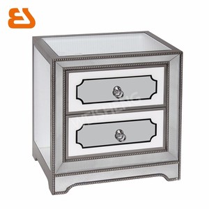 2 cajón pecho con perlas frijol <span class=keywords><strong>strims</strong></span> y baldosas de espejo de madera espejo incrustaciones de decoración - Product Image 1