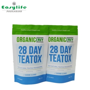 Biodegradable personalizado acabado <span class=keywords><strong>mate</strong></span> bolsas de pie bolsa de té <span class=keywords><strong>con</strong></span> la cremallera - Product Image 1