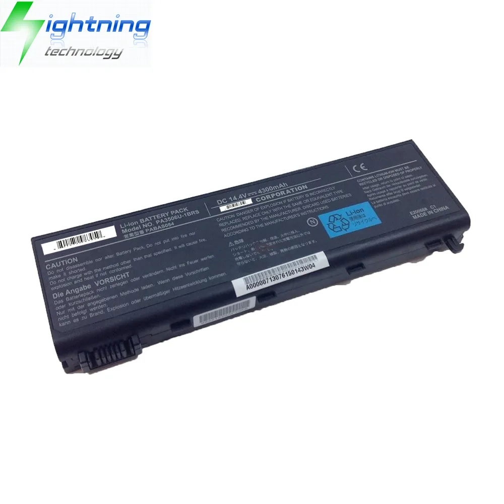 NEW Genuine Original Battery for Toshiba PA3506U-1BRS Battery Laptop 14.4v 58Wh 8-Cell Li-ion Battery Notebook