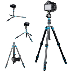 XILETU GD-22C5 Chuyên Nghiệp Chất Lượng Cao Sợi Carbon Bán Tự Động Chân Máy Camera Tripod - Product Image 6