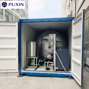 PUXIN 새로운 컨테이너 식품 폐기물 처리 소 배설물 동물 배설물 처리 시스템 바이오 가스 소화 식물