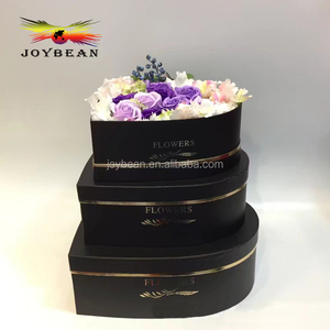 Custom Heart Shaped Paper Box Flower Gift Cardboard Box