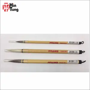 Conjunto de pincel de tinta de bambu chinês 3 peças