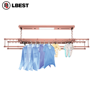 Séchoir à linge électrique intelligent et durable en aluminium avec désinfection et pinces – Accessoires de buanderie intelligents - Product Image 2