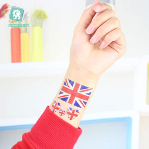 Impermeable las banderas de los países del tatuaje etiqueta engomada del tatuaje de Camerún Bandera de Sudán bandera del africano del Sur África bandera tatuaje temporal - Product Image 5