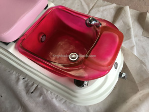 2017 de color rosa niños niños foot spa pedicure silla sillas de salón de belleza spa para pies silla de masaje para los niños - Product Image 3