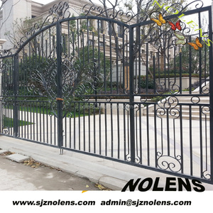 <strong>Garden</strong> Different Steel Gate Designs/outdoor <strong>Fence</strong> <strong>Temporary</strong> <strong>Fence</strong>/used Wrought Iron Gate - Product Image 5