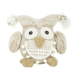 Custom Owl Shape Sand Bag Door Stopper Plush Owl Decoration Home Stuffed Ornament Door Stops