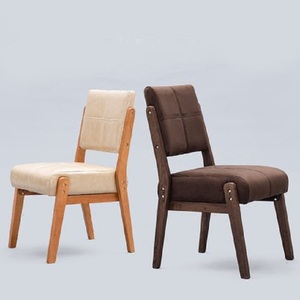 Top Qualité Vente Chaude moderne en cuir à haut dossier <span class=keywords><strong>Toona</strong></span> à manger en bois chaise - Product Image 4