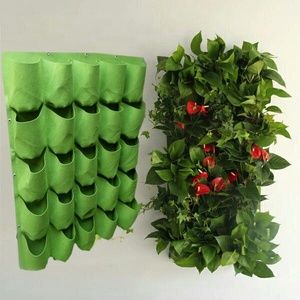 Fioriera da Parete in Feltro con 56 Tasche Quadrate - Product Image 2