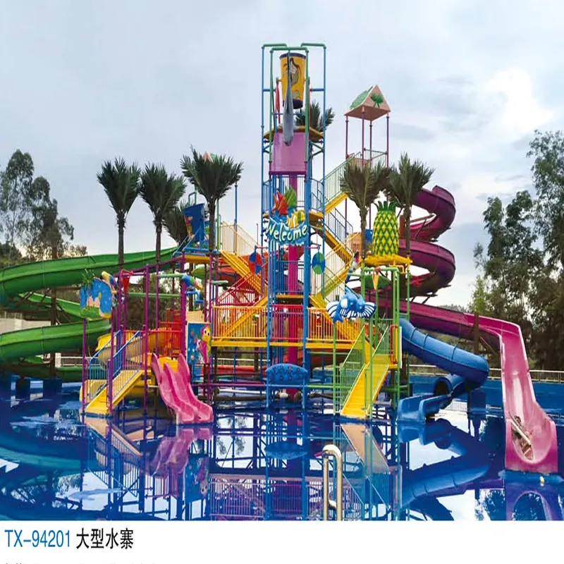 Parque de diversões, jogos de construção do parque aquático, itens do parque de diversões