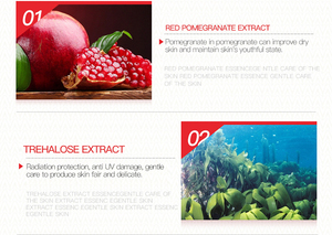 Özel etiket görüntüleri nemlendirici anti-aging hyaluronik asit kırmızı nar özü - Product Image 4