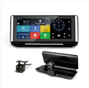 Nieuwe Aankomst 4g Dual Lens Auto <span class=keywords><strong>Cam</strong></span> 1080 p <span class=keywords><strong>Wifi</strong></span> <span class=keywords><strong>Dash</strong></span> Camera 6.86 Inch Android 5.0 GPS Navigatie Auto camera - Product Image 1