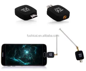 Micro USB Mini Dongle Receiver Antena DVB-T HD TV Tuner Digital Untuk Ponsel Android Ponsel TV Tuner