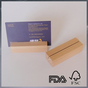 Custom Display Stand Wooden <strong>Name</strong> Card <strong>Holder</strong> Place Card <strong>Holder</strong> <strong>Table</strong> Number <strong>Holder</strong> - Product Image 4
