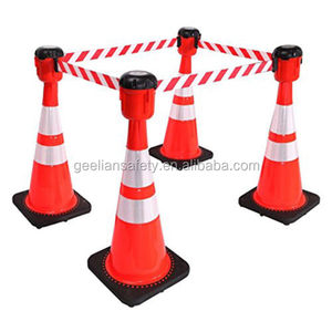<span class=keywords><strong>Barrière</strong></span> de sécurité routière rétractable en plastique de 9 mètres, avec support pour cône de signalisation, <span class=keywords><strong>barrière</strong></span> <span class=keywords><strong>extensible</strong></span> pour cône Skipper - Product Image 3