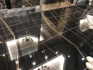 Tunesië Lauren Goud Zwart Marmer Prijs Voor Interieur
