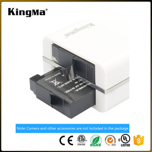 KingMa Polymère Banque D'alimentation USB <span class=keywords><strong>Portable</strong></span> Double Batterie <span class=keywords><strong>Chargeur</strong></span> pour Gopro Hero 4 Camera <span class=keywords><strong>Action</strong></span> et Mobile Téléphone - Product Image 5