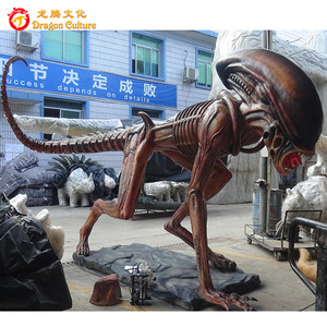 ที่กำหนดเอง Animatronic มอนสเตอร์ที่สมจริงคนต่างด้าว Xenomorph รุ่นขนาดชีวิตสำหรับการขาย - Product Image 2