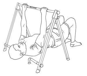Portable Cheval de Bataille Inversé Pull-ups Pull Up Bar Stand - Product Image 1