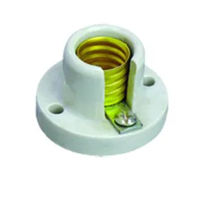 Douille pour <span class=keywords><strong>ampoule</strong></span> E12 homologuée CE <span class=keywords><strong>E10</strong></span>, E12, E14, E17 Douille de lampe en porcelaine - Product Image 1