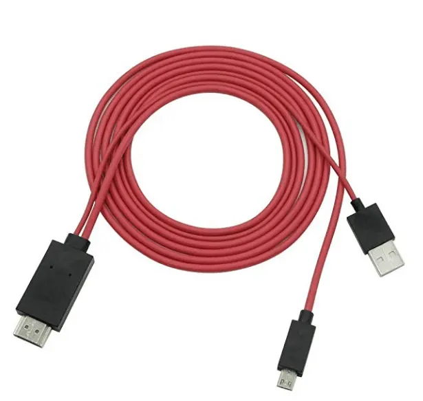 6 feet Micro USB to HD MI Cable 1080P HDTV male to male Adapter for Samsung