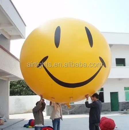 Globo inflable gigante colorido del cielo, globo de helio comercial enorme para decoraciones o eventos