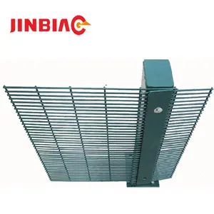 Профессиональный производитель JINBIAO, сварная проволочная сетка 4x4, забор из проволочной сетки для пограничной стены